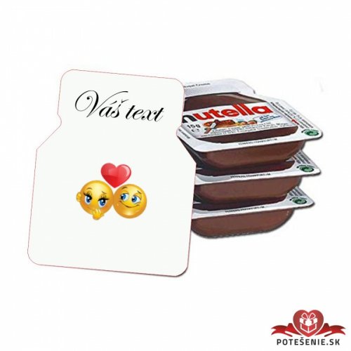Svatební mini Nutella, motív S194 - Svatební Nutella