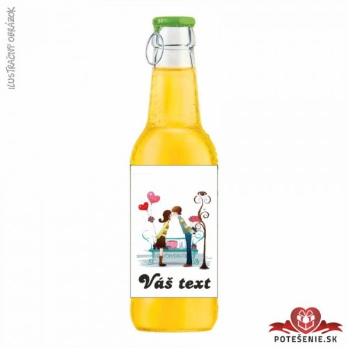Svatební ovocný nápoj pro hosty, motív S104 - Svatební ovocný nápoj