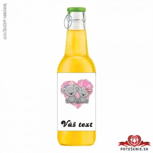 Svatební ovocný nápoj pro hosty, motív S125 - Svatební ovocný nápoj