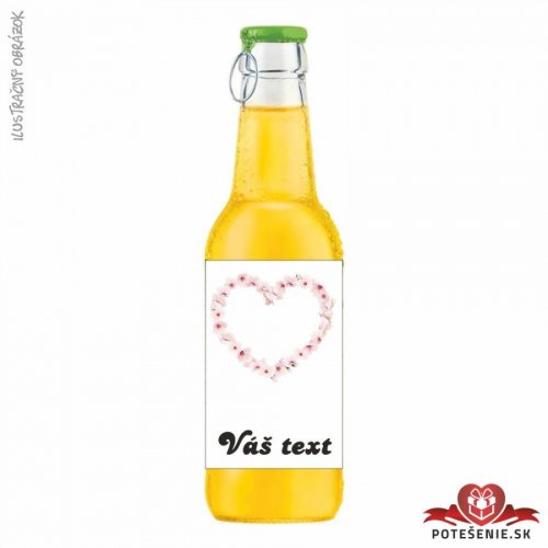 Svatební ovocný nápoj pro hosty, motív S155 - Svatební ovocný nápoj