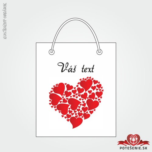 Taška na dárek pro svatební hosty, motív T026 - Dárkové tašky pro hosty