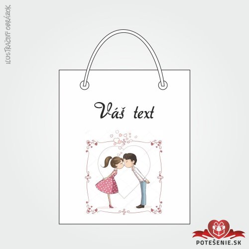 Taška na dárek pro svatební hosty, motív T029 - Dárkové tašky pro hosty