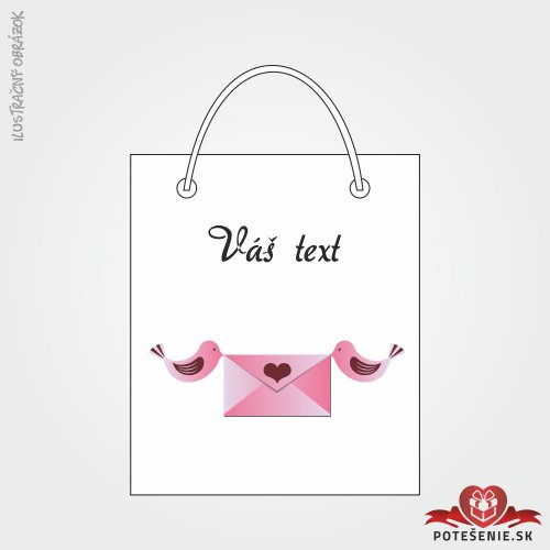 Taška na dárek pro svatební hosty, motív T011 - Dárkové tašky pro hosty