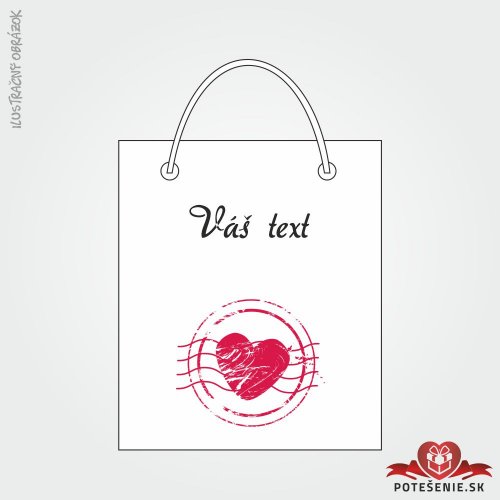 Taška na dárek pro svatební hosty, motív T018 - Dárkové tašky pro hosty