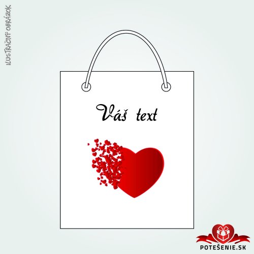 Taška na dárek pro svatební hosty, motív T001 - Dárkové tašky pro hosty