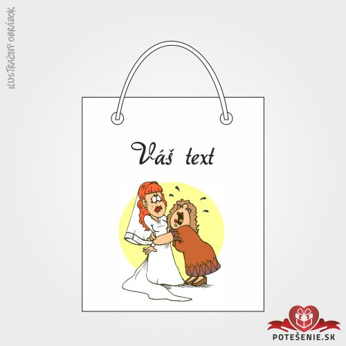 Taška na dárek pro svatební hosty, motív T006 - Dárkové tašky pro hosty