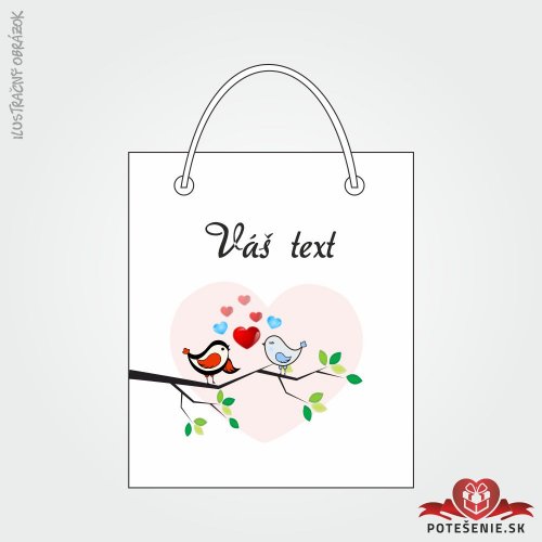 Taška na dárek pro svatební hosty, motív T012 - Dárkové tašky pro hosty